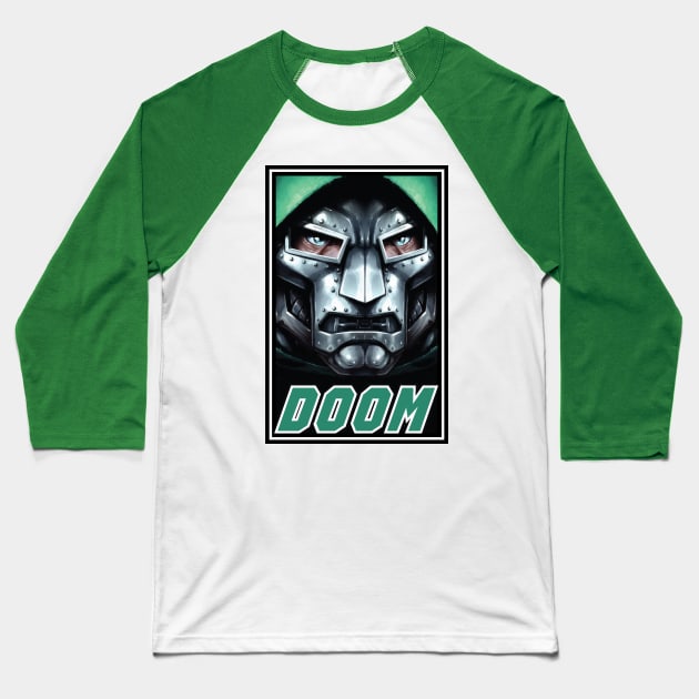 DOOM Baseball T-Shirt by S3NTRYdesigns